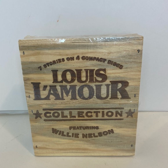Louis L'amour Collection 7 Stories on 4 Compact Discs Featuring Willie Nelson - Picture 3 of 4